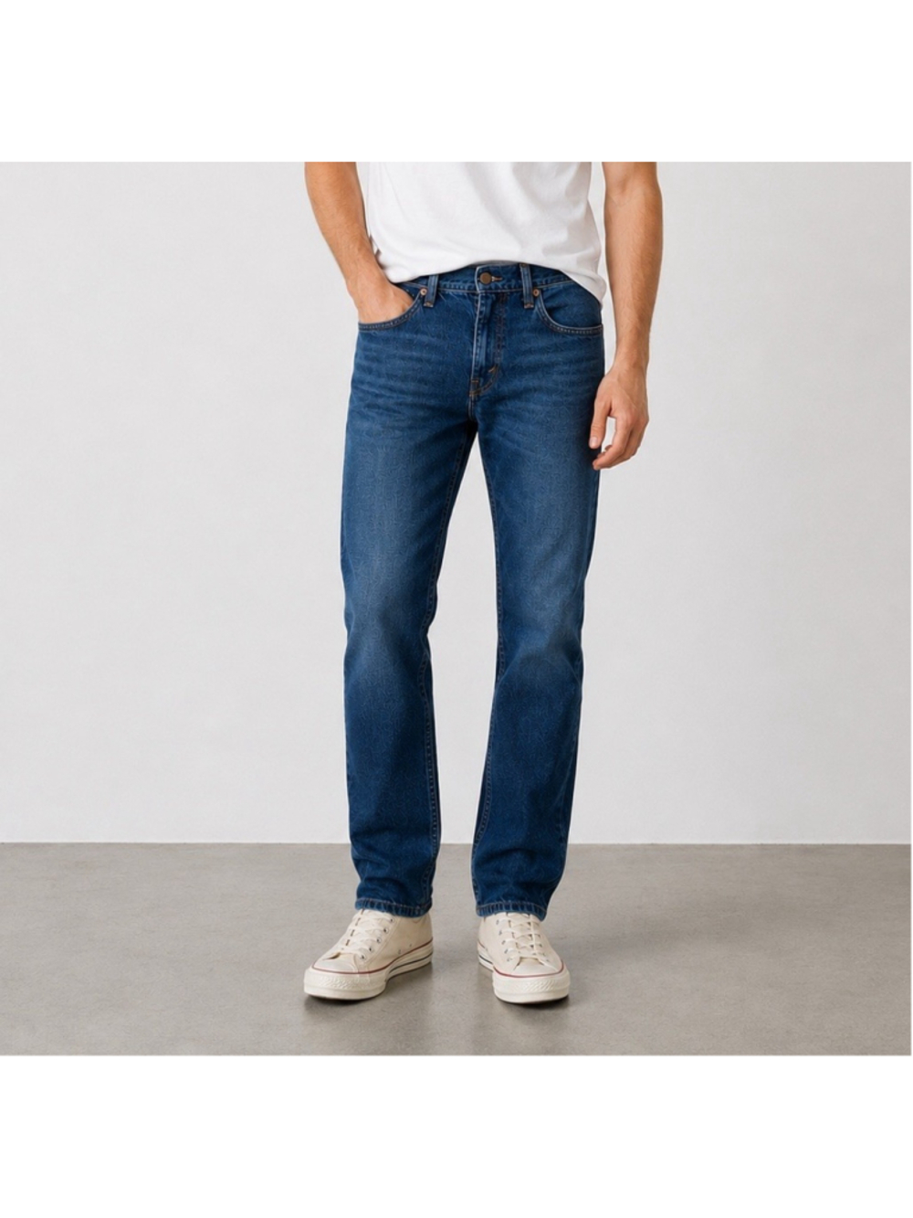 Levi's 514 Slim Fit Jeans Mens 30x30 Blue Denim Dark Wash Straight Leg